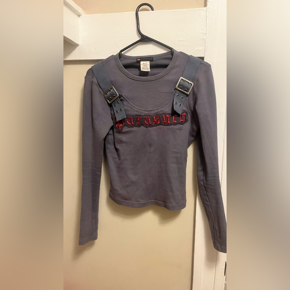 parasuco 2003 longsleeve top with strap details